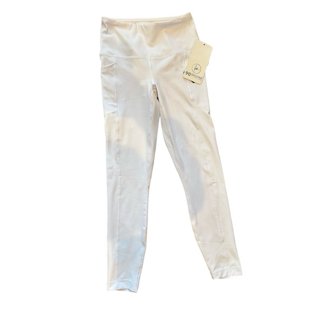 NWT 90 Degree by Reflex White Gym Leggings - XS